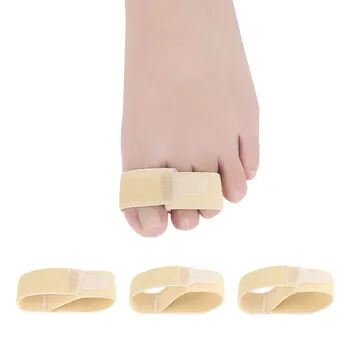 12 опаковки Toe обвива изправяне превръзка за счупен крив нокът припокриващи се огънати пръсти ленти скоба омекотена унисекс