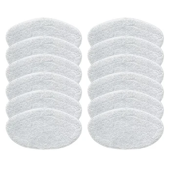 12Piece миещи се моп кърпа части аксесоари за Polti Kit Vaporetto PAEU0332 Парна прахосмукачка микрофибър мопове кърпа части 0