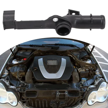 1pc двигател водопровод двигател водопровод масло охладител цилиндър за Mercedes за Benz C230 W203 2712001352 черна пластмаса лесна употреба 0
