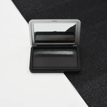 1Pc матово черно празно магнитна козметика палитра сенки за очи руж DIY красота грим кутия блясък грим дозиране Vacia кутия