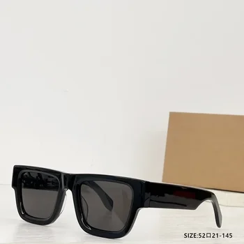 2023 Нови унисекс супер луксозни ацетатни квадратни очила ретро цвят слънчеви очила естетически тенденции слънчеви очила