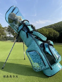 2023 Чанта за голф Лека раница GOLF оборудване Caddy чанта Blue Fashion Stand Bag 골프백 3