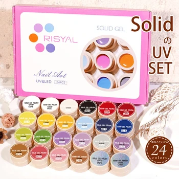 24pcs/Set Candy Color Solid Nail Polish Gel Nail Shop Special Popular Color Консервиран твърд крем Solid Glue Лак за нокти Glitter