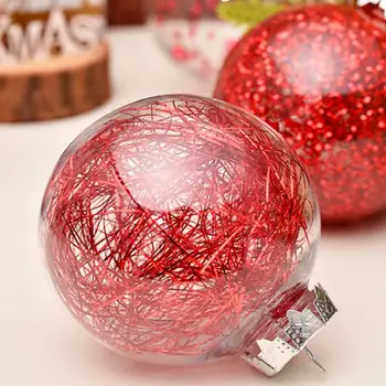 24Pcs коледна украса коледни орнаменти топки нечупливи пластмасови коледно дърво декоративни топка висулки за дома