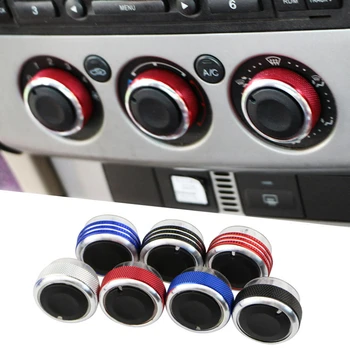 3Pcs/Set Превключвател за климатизация Копче за контрол на топлината на автомобила AC копче за Ford Focus 2 3 MK2 MK3 ST RS за аксесоари за Ford Mondeo