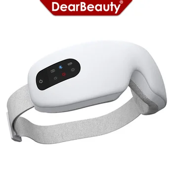 4D интелигентен масажор за очи Безжичен вибрационен инструмент за грижа за очите Горещ компрес Bluetooth очила за масаж на очите Умора торбичка бръчки
