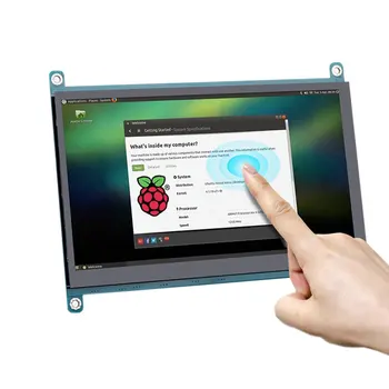 5 lnch Raspberry Pi дисплей LCD екран 800x480 монитор капацитивен сензорен екран4B / 3B HD екран