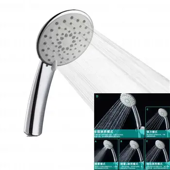 5 режима ръчен душ вода поръсете главата баня душ аксесоари многофункционален универсален интерфейс