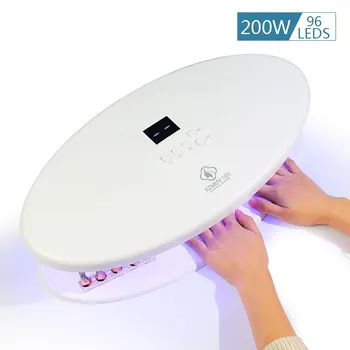 72W машина за сушилня за нокти 96 светодиода UV маникюр LED лампа голям обем домашна употреба нокти салон нокти UV лампа за сушене на гел полски нокти