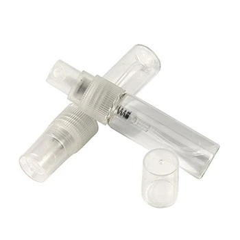 75Pcs Mini 5Ml стъкло за многократна употреба пътуване парфюм празна бутилка пулверизатор помпа спрей