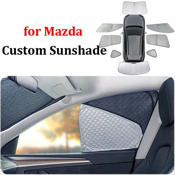 Car Актуализиран персонализиран сенник за поверителност на слънчевия сенник за Mazda CX5 3 CX3 CX4 протектор за предното стъкло Skylight Blind Cover Net аксесоари