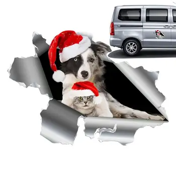 Car магнит стикер куче автомобилни коледни декоративни стикер смешно магнитни ваденки Начало декор за метални врати бели дъски