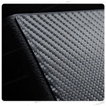 Carbon Fiber Car Interior Door Mat Anti-kick Pad Protect Стикер за Great Wall Tank 300 2020 2021 2022 2023 2024 Аксесоари 3