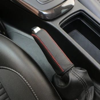 Carbon Fiber Кожени зъбни колела Капак на ръчната спирачка за Dodge Journey Juvc зарядно устройство Durango Cbliber Sxt Dart 2