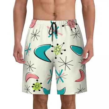 Custom Board Shorts Мъжки бързо сухо плажно облекло Boardshorts Абстрактно Геометрични бански костюми Бански костюми