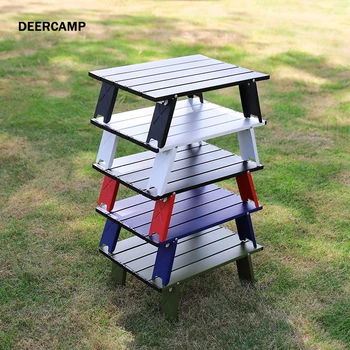 Deercamp Outdoor Multitool Camping Table Accsesories Лека преносима сгъваема маса Алуминиеви туристически маси за пикник