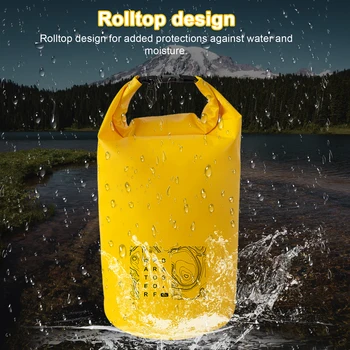 Drifting водоустойчив DryBag PVC къмпинг туризъм плуване рафтинг река трекинг чанта Dampproof дрехи чанта за съхранение 15L / 10L 3