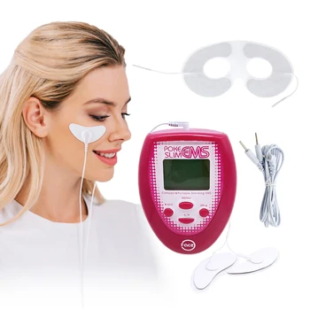Electirc V Face Device EMS Facial Slim Eye Beauty Премахване на бръчки Инструмент за стягане на кожата V-образен лифтинг на лицето Против бръчки 0