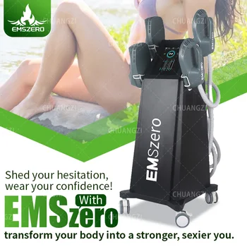 EMSSLIM NEO 15 T с RF мускулна стимулация отслабване и намаляване на мазнините Фокус върху EMSzero електромагнитна машина за оформяне на тялото