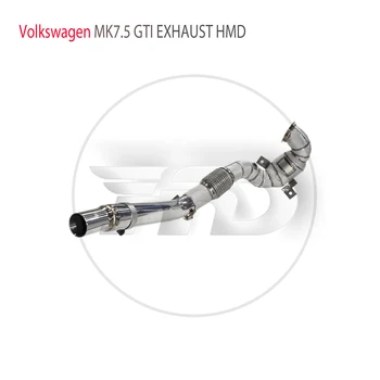 HMD изпускателна система High Flow Performance Downpipe за Volkswagen Golf MK7.5 GTI каталитичен конвертор Headers