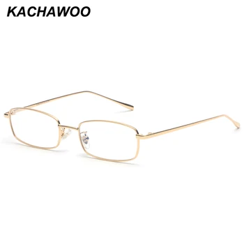 Kachawoo малки оптични очила мъже метална рамка сладък правоъгълник очила рамка дамски модни аксесоари 2018 ochelari femei