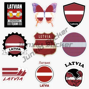 LV Латвия карта кола стикер творчески отразяващ слънцезащитен крем Латвия флаг карта Decal аксесоари за пикап кола тялото декор