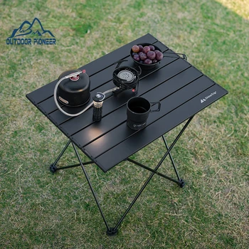 Outdoor Pioneer преносима сгъваема чанта за съхранение на маса деликатен къмпинг стойка за маса за пикник къмпинг барбекю маса mesa plegable