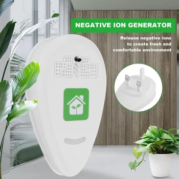 Plug In пречиствател на въздуха Мини преносим 5-12 милиона отрицателен йонен пречиствател на въздуха за спалня кухня баня офис