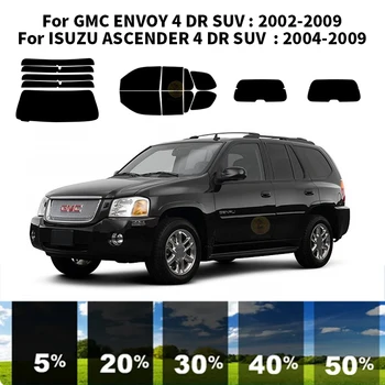Precut нанокерамика кола UV прозорец оттенък комплект автомобилни прозорец филм за GMC пратеник 4 DR SUV 2002-2009