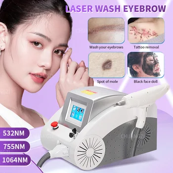 Q-Switched и Nd-Yag 1320 1064 532nm Pico-second Tattoo Removal Machine for Peeling Carbon and Pigmentation for sale 1