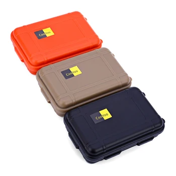 Tdx-E1 външна кутия за съхранение на къмпинг, водоустойчива запечатана, прахоустойчива, удароустойчива, устойчива на налягане, пластмасова кутия за оцеляване на полето, Edc