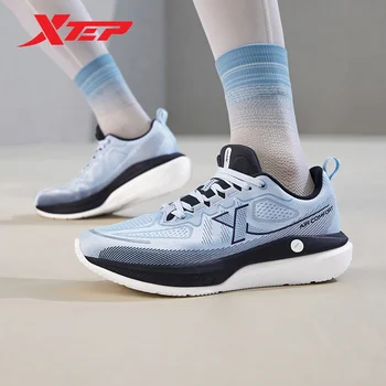 Xtep Xingyun DC обувки за бягане за мъже 2024 Пролетни удобни мъжки спортни обувки Леки дебели маратонки 876119110029
