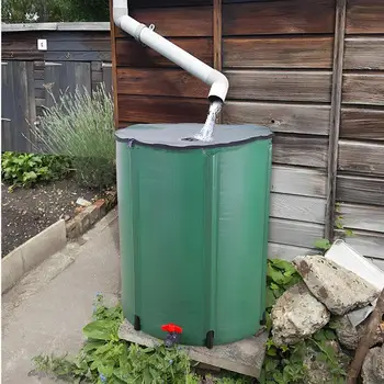 Галон сгъваем колектор за дъждовна вода за градинска сгъваема преносима сгъваема вода резервоар за съхранение на вода Protector Cover