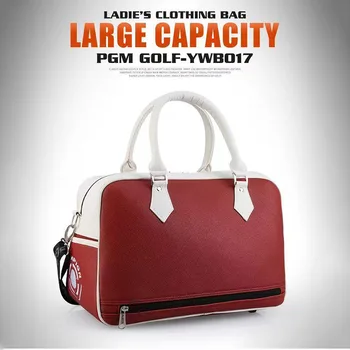 Голф облекло чанта Жени/мъже Универсална PU водоустойчива двойна чанта за дрехи Лека чанта за голф обувки чанта 3