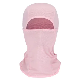 Дишаща шапка за балаклава Cool Ветроупорна UV защита Ски маски Cover Бързо сухо Пълно покритие на лицето Шапки Колоездене 3