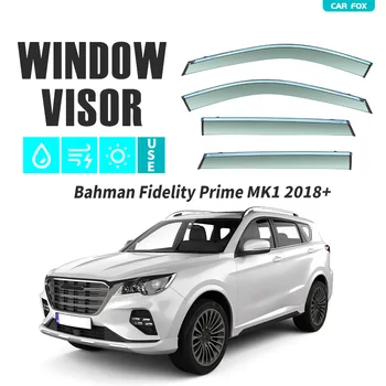 За Bahman Fidelity Prime 2018+ Пластмасови прозорци козирка отдушник нюанси слънце дъжд дефлектор охрана за Bahman Fidelity Prime 2018+