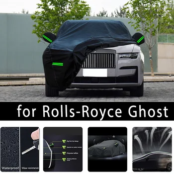 За Rolls-Royce Ghost Външна защита Пълна автомобилна покривка Снежна покривка Сенник Водоустойчив прахоустойчив екстериор Аксесоари за кола