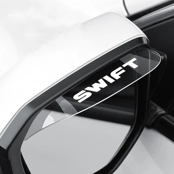 За Suzuki Swift Sport zc33s zc31s zc72s 2022 2020-2013 2012-2008 Прозрачен автомобил огледало за обратно виждане дъжд вежди авто аксесоари