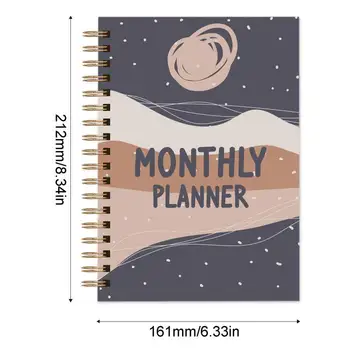 Календар за планиране 2024 Месечен плановик Календар за планиране Книга с достатъчно празна площ за мъже Жени Деца 5