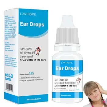 Капки за отстраняване на ушна кал Капки за сушене на ушите на плувеца за възрастни и деца Естествени капки за уши Плувци Капки за сушене на уши Ухото на плувеца и