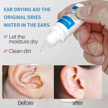 Капки за отстраняване на ушна кал Капки за сушене на ушите на плувеца за възрастни и деца Естествени капки за уши Плувци Капки за сушене на уши Ухото на плувеца и 2