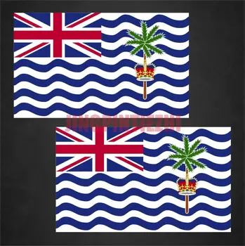 Красива 2 Британска територия в Индийския океан флаг стикер винил ваденки състезателни мотоциклет каска стикери 0