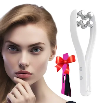 Масажор за лице Roller EMS V Shape Face Lift Machine Microcurrent Double Chin Remover Lifting Neck Skin Tighten RF Anti-Wrinkle