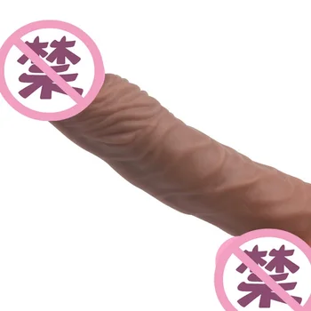 Мек повторно използваем презерватив вибратор петел пръстен реалистичен мъжки пенис ръкав удължител разширяване забавяне време секс играчка за мъже възрастен продукт
