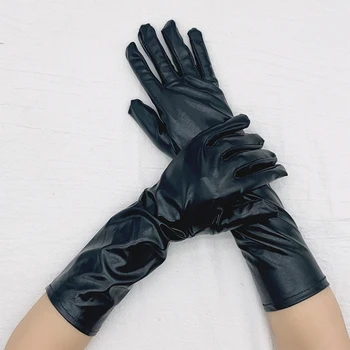 Метални ръкавици Секси ръкавици за нощни клубове Cosplay Пълен пръст метални ръкавици Парти аксесоар Хелоуин ръкавици за Коледа