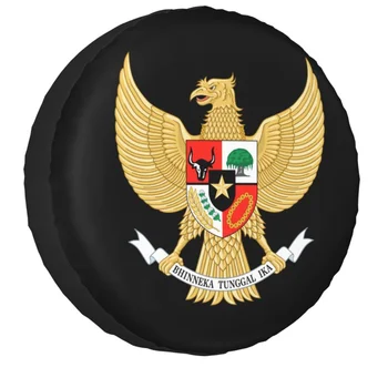 Национална емблема на индонезийски резервен калъф за гуми чанта торбичка Индонезия флаг колела капаци за Suzuki Mitsubish 14 