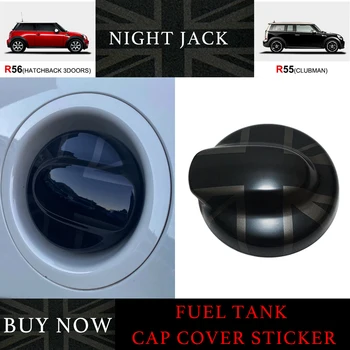 Нов нощен жак стикер за капак на резервоара за гориво за MINI Cooper S / SD JCW R56 R55 Clubman Car-Styling Декорация Авто аксесоари
