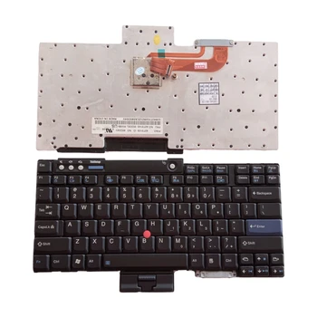 Нова американска клавиатура за лаптоп за Lenovo Thinkpad T60 T60P T61 R60E R61I Z60 T400 R400 W500 Подмяна на преносим компютър 0