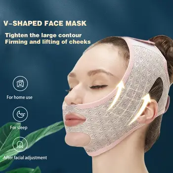 Нова еластична превръзка за отслабване на лицето V линия за лице Shaper жени брадичката буза повдигане колан масажор за лице каишка грижа за кожата инструменти за красота