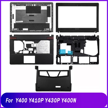 Ново за Lenovo Y400 Y410P Y430P Y400N лаптоп LCD заден капак преден панел Palmrest долен горен горен калъф A B C D E Cover черен